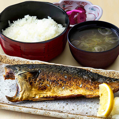 とろ鯖の塩焼き定食