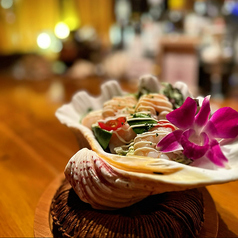 海老とアボカドのアイランドサラダ