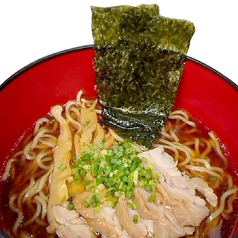 蒸し鶏の醤油ラーメン