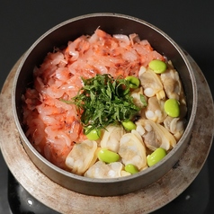 生桜エビとアサリの釜飯