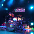 ステージ(照明4)ドラムセット