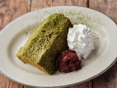 抹茶シフォンケーキ