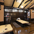 少人数から大人数のご宴会まで対応◎掘りごたつ席は、昭和の趣を感じる落ち着いた雰囲気が魅力です♪