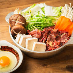 馬肉屋のすき焼き鍋