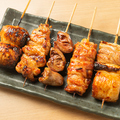 料理メニュー写真&nbsp;焼鳥5本盛り合わせ/yakitori platter chef's choice five