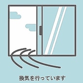 【感染症対策実施中】定期的な換気や個室に換気機能を設けております。