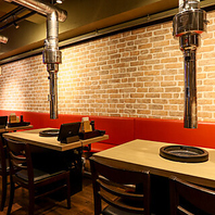 雰囲気◎な店内でおいしいお肉をお楽しみください！