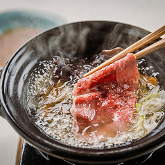 冬の定番メニュー「尾崎牛しゃぶしゃぶ」
