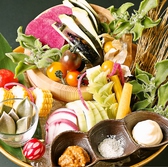 【3】安心・安全の新鮮野菜を使用！仙台市の自社農園や、契約農家から直送される新鮮野菜を使用した本格和食。