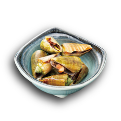 チャンバラ貝の塩茹で