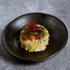 香ばし高菜と明太子の炒飯