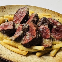 牛ハラミのステーキ・エシャロットバターソース