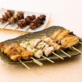 料理メニュー写真&nbsp;串焼盛り合わせ6串