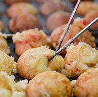 ◆あつあつ大玉たこ焼きで至福のひととき