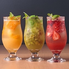 『カクテル』ノンアルコールのカクテルも充実
