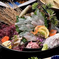 カワハギ薄造り