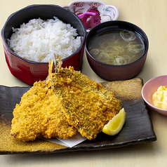 タルタルアジフライ定食