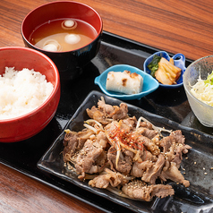 牛カルビ定食
