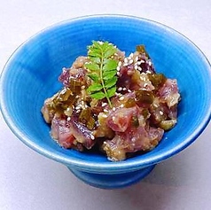 山葵と南まぐろなめろう