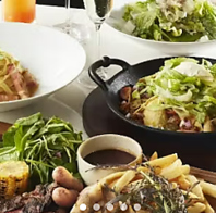 旬の食材を使用した、彩り豊かな料理の数々。