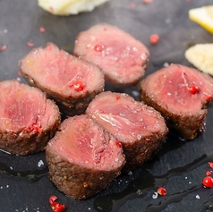 ミスジの牛肉グリル フィレンツェ風