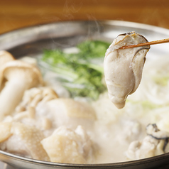 広島カキと鶏の豆乳鍋（１人前）