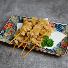 香ばし鶏皮串