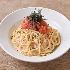 1腹まるごと使う贅沢明太子スパゲッティ