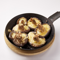 肉厚しいたけのピザ