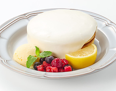 北海道産マスカルポーネのレモンクリームホットケーキ