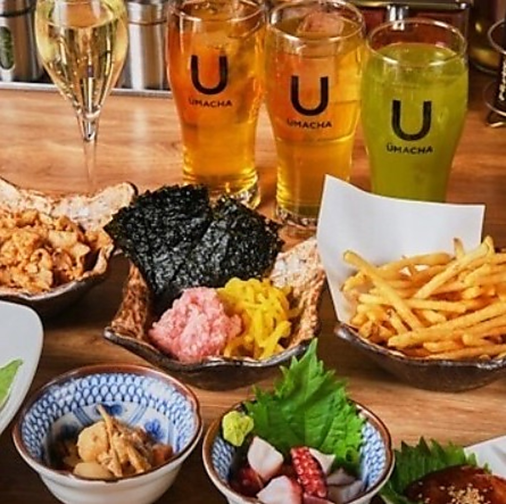 鉄板焼き以外にもおつまみやお刺身にリゾットなど、お酒と相性抜群の料理を多数ご用意しております♪