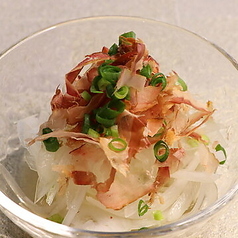 オニオンスライス 塩ポン酢がけ