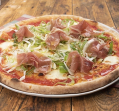 ネギと生ハムのマルゲリータ