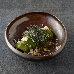 アボカドの出汁醤油漬け　北海道産山わさび使用