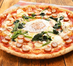 半熟玉子のビスマルクマルゲリータ