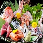 旬魚のお造りもご用意！魚にうるさい人を連れていっても安心♪