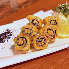 焼き湯葉の天ぷら