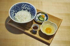 醤油麹と卵かけ小丼