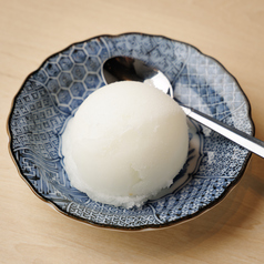 季節のシャーベット/黒蜜きな粉アイス