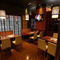 大人数にも対応可能！落ち着いた雰囲気で非日常体験