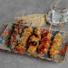 炭火焼 焼き鳥おまかせ五本盛り