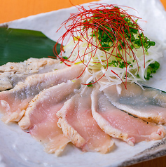 朝引き鶏のたたき（ポン酢orユッケ風）