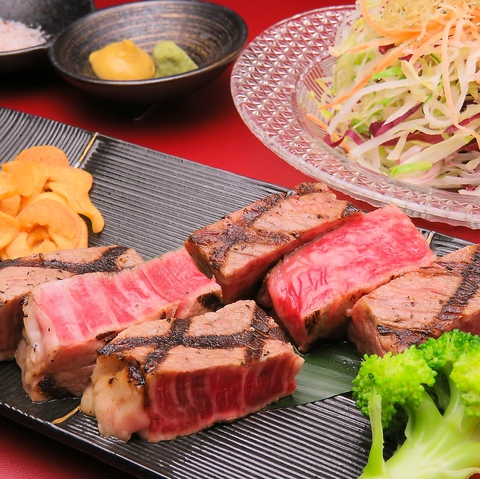 上質な赤身肉を堪能◎極上和牛&quot;宮崎牛&quot;ステーキコース【北山】⇒5800円