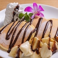 料理メニュー写真 BANANA CHOCOLATE　バナナチョコパンケーキ