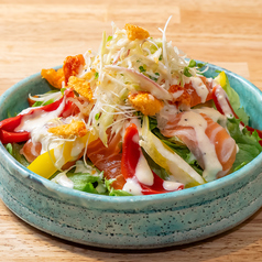 サーモンのシーザーサラダ