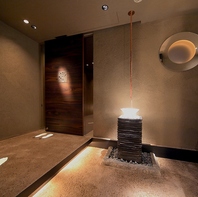 落ち着いた和の空間