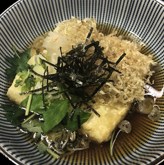 昔ながらの揚げ出し豆腐