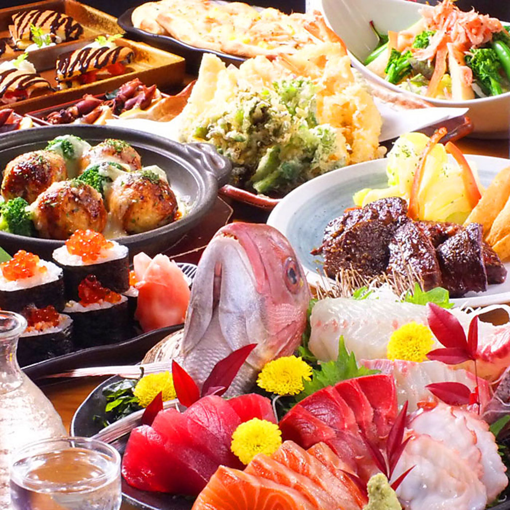 全宴会コースＯＫ！2h飲み放題付コース4000円～ご用意