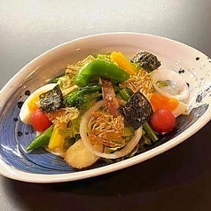 季節野菜の無庵サラダ 和ドレッシング