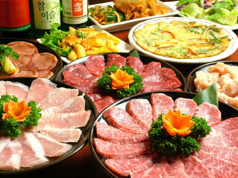 厳選A5黒毛和牛！黒毛和牛づくしコース11品3500円